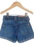 Imagem de Short Jeans com Lycra Infantil Boiadeira Ana Castela com Franjas