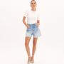 Imagem de Short Jeans Easy Lança Perfume Mom Sh Ve25 Azul Feminino