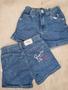 Imagem de Short Jeans elastano bordado Menina Infantil Pimenta Kids