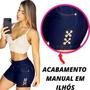 Imagem de Short Jeans Feminino Cintura Alta Modelo Detonado, são especialmente desenvolvidas para Mulheres modernas