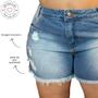 Imagem de Short Jeans Feminino Com Barra Desfiada