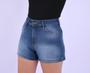 Imagem de Short Jeans Feminino Com Lycra Cós alto