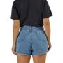 Imagem de Short Jeans Feminino com Strass e Bordado Manual Prata