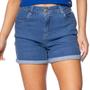 Imagem de Short Jeans Feminino Max Denim Up Premium Azul