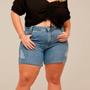 Imagem de Short Jeans Moderno Atual Plus Size Levanta Bumbum