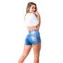 Imagem de Short Jeans Zune Feminino Leve Conforto Dia a Dia Casual