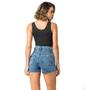 Imagem de Short Jeans Zune Feminino Leve Estilo Moderno Dia a Dia 