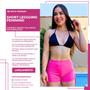Imagem de Short Legging Fitness Curto Amarração Lateral Feminino Modela Bumbum Leg Cintura Alta Academia Caminhada Adulto