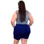 Imagem de Short Malha Viscolycra Plus Size G1 ao G6 Básico Com Bolsos Soltinho Fresquinho Verão
