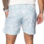 Imagem de Short Masculino Marphim Estampa Floral Verde Claro