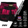 Imagem de Short Muaythai Modelagem Tailandesa Premium Dragon Thai Rosa