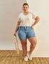 Imagem de Short Plus Size Jeans Para Gordinha Moda Plus Size Feminino