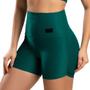 Imagem de Short Poliamida Canelado Verde Massam Fitness