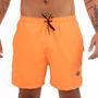 Imagem de Short Praia Elastano Laranja Neon Liso Masculino Premium