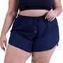 Imagem de Short Praia Feminino De Banho Piscina Plus Size Tactel  Kit 3 Cores 