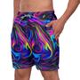 Imagem de Short Praia Masculino Premium Moda Bermuda Psicodelic