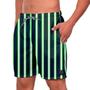 Imagem de Short Praia Masculino W2 Verde Estampado Academia Caminhada Corrida Qualidade