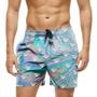 Imagem de Short Praia Shorts Banho Bermuda Verão Avião Papel Chroma 715
