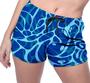 Imagem de Short Praia Shorts Banho Bermuda Verão Bolhas Mar Azul 657