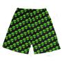 Imagem de Short Praia Shorts Banho Bermuda Verão Cabeça Aliens Verde Green Cartoon 332