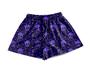 Imagem de Short Praia Shorts Banho Bermuda Verão Caveira Flores Roxa Purple Terror 190