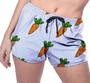 Imagem de Short Praia Shorts Banho Bermuda Verão Cenoura Cartoon Laranja 664