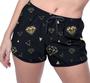 Imagem de Short Praia Shorts Banho Bermuda Verão Diamante Dourado Cartoon 757