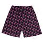 Imagem de Short Praia Shorts Banho Bermuda Verão Gun Arma Cartoon Rosa Neon 335