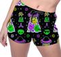 Imagem de Short Praia Shorts Banho Bermuda Verão Ovni Emoji Aliem Cartoon Espaço 1235