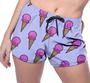 Imagem de Short Praia Shorts Banho Bermuda Verão Sorvete Ice-Cream Cartoon Rosa 704