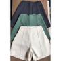 Imagem de Short Reto Feminino Cintura Alta - modelo/estilo alfaiataria