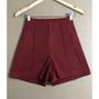 Imagem de Short Reto Feminino Cintura Alta - modelo/estilo alfaiataria