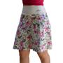 Imagem de Short Saia Evasê Evangélica Roupa Fitness Modesta Uv50+ Academia Atividade Física