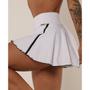 Imagem de Short-Saia fitness Branco com short embutido