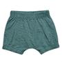 Imagem de Shorts bebê unissex saruel com elástico com tracinhos malha jaquard verde