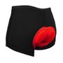 Imagem de Shorts Ciclismo Masculino Forro Espuma D45 Vermelho Bike MTB