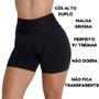 Imagem de Shorts Cós Alto Zero Transparência Legging Curto Academia