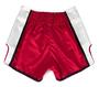 Imagem de Shorts de Boxe Muay Thai Fairtex BS1704 - Vermelho/Branco (L)