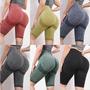 Imagem de Shorts de Yoga para Mulheres - Cintura Alta, Controle de Barriga e Levantamento de Bumbum