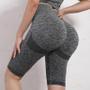 Imagem de Shorts de Yoga para Mulheres - Cintura Alta, Controle de Barriga e Levantamento de Bumbum