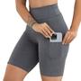 Imagem de Shorts Esportivo Cós Alto Com Bolso Lateral Suplex Reforçado S/transparência Slim Fitness Básico 3038A