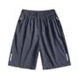 Imagem de Shorts Esportivos Masculinos De Secagem Rápida Para O Verão Com Bolsos Com Zíper, Cordão Ajustável E