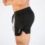 Imagem de Shorts Esportivos Masculinos - Malha Respirável, Secagem Rápida para Fitness e Treino