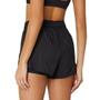 Imagem de Shorts Feminino Alto Giro Sobreposto Preto - 10100