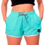 Imagem de Shorts Feminino Básico Moda Praia Casual Treino Academia Soltinho Seca Rápido Cores Diversas