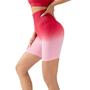 Imagem de Shorts Feminino Cintura Alta Sem Costura Modelo Flexível Para Academia Treino Corrida