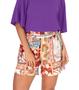 Imagem de Shorts Feminino Estampado Endless Vermelho