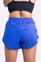 Imagem de Shorts Feminino Hupi Joy Azul e Rosa para Corrida Beach Tennis com Forro