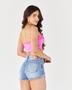 Imagem de Shorts Feminino Jeans Boy com Abertura Lateral Na Barra   22261 Clara