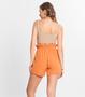 Imagem de Shorts Feminino Linho Select Laranja